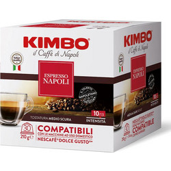 Kimbo Κάψουλες Espresso Napoli Συμβατές με Μηχανή Dolce Gusto 30τμχ