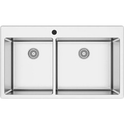 Asil 280AS Νεροχύτης Inox Σατινέ 86x 50x20cm