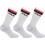 Fila Bamboo Ανδρικές Κάλτσες Ψηλές Λευκές 3Pack F5506-300