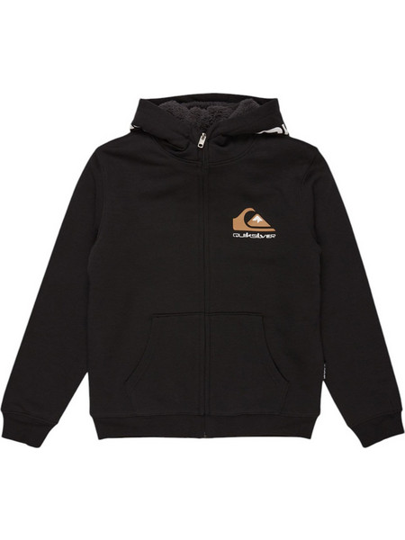 Quiksilver Παιδική Ζακέτα Φούτερ με Κουκούλα και Φερμουάρ Μαύρη EQBFT03898-KVJ0