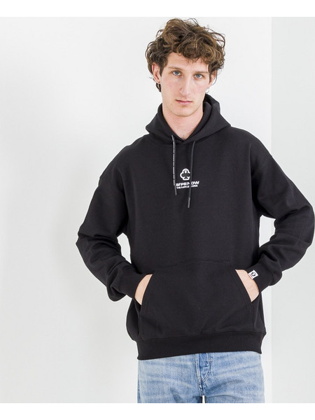 Aape by A Bathing Ape Ανδρικό Φούτερ με Κουκούλα & Τσέπες Μαύρο AAPSWMB323