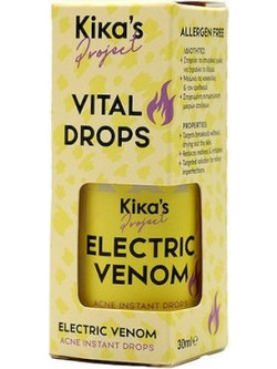 Kika's Project Electric Venom Acne Instant Serum Προσώπου 30ml