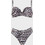 Gsecret Bikini Set Ψηλόμεσο Animal Print Καφέ SQ66973-34016