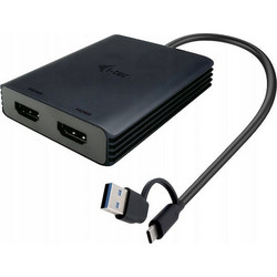 I-tec CADUAL4KHDMI USB-A USB-C Docking Station με HDMI και Σύνδεση 2 Οθονών