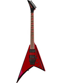 Jackson X-Series RRX24 Ηλεκτρική Κιθάρα 4/4 V Style με Μαγνήτες HH & Ταστιέρα Indian Laurel Red with Black Bevels