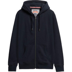 Superdry Ανδρική Ζακέτα Φούτερ με Κουκούλα και Φερμουάρ Navy Μπλε M2014128A-98T