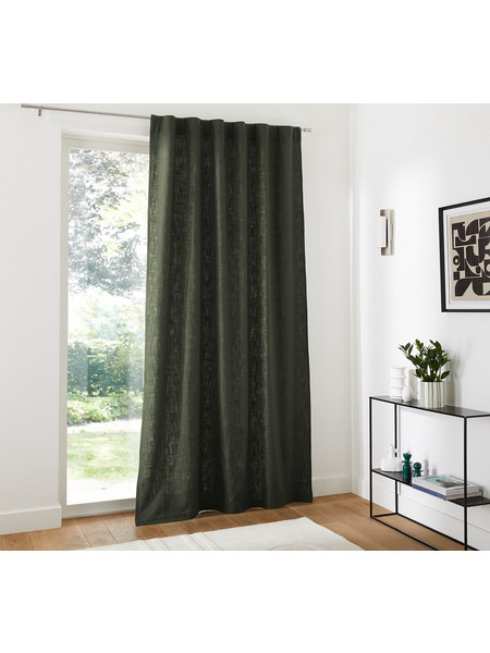 La Redoute Κουρτίνα Παραθύρου με Θηλιές 140x250 Jawi 351188303 Κυπαρισσί