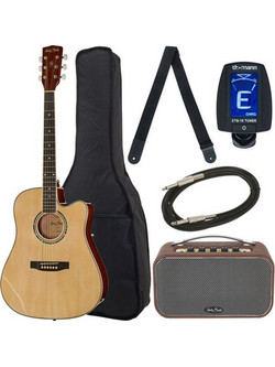 Harley Benton D-120CE Natural Bundle 2