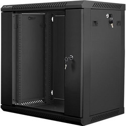 Lanberg WF01-6412-10B Επιτοίχια Καμπίνα Rack 12U 60x45x64cm