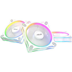 Asus Prime MR120 Case Fan 120mm ARGB με Σύνδεση 3-Pin 4-Pin PWM 3τμχ White