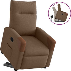 vidaXL Πολυθρόνα Relax Ανακλινόμενη Καφέ 3324009