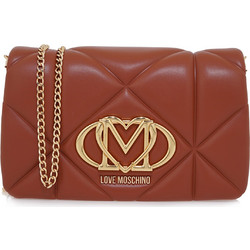 Love Moschino Γυναικεία Τσάντα Χιαστί από Δερματίνη Ταμπά με Αλυσίδα JC4043PP1NLC0312