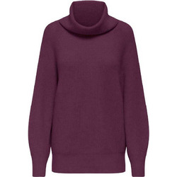 Only Whitney Γυναικεία Πλεκτή Μπλούζα Oversized Μωβ 15353187