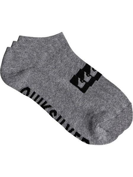 Quiksilver Ανδρικές Κάλτσες Κοντές Ανθρακί 3Pack EQYAA04069-SGRH