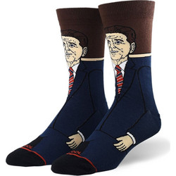 Cool Ronald Reagan 360 Ανδρικές Κάλτσες Ψηλές με Σχέδια Πολύχρωμες 10052MCNCD
