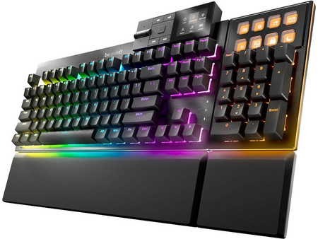 Be Quiet Dark Mount Μηχανικό Gaming Πληκτρολόγιο με Be Quiet Silent Linear Διακόπτες RGB Black