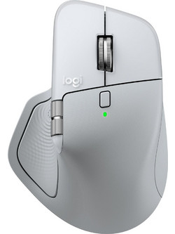 Logitech MX Master 4 for Mac Ασύρματο Bluetooth Ποντίκι White Silver