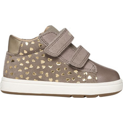 Geox Παιδικά Sneakers Μποτάκια Καφέ Χρυσά B044CC007AKC5005
