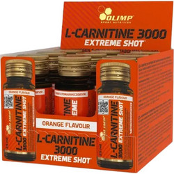 Olimp L-Carnitine 3000 Extreme Shot Orange Συμπλήρωμα Διατροφής με Καρνιτίνη 9x25ml