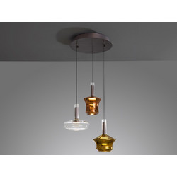 Schuller Scarlett Κρεμαστό Φωτιστικό Οροφής Τρίφωτο LED 403122