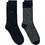 Gant Ανδρικές Κάλτσες Ψηλές Navy Μπλε Ανθρακί 2Pack 3G9960260