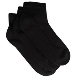 FMS Γυναικείες Κάλτσες Κοντές Μαύρες 3Pack MWF1-3501-BLBLBL