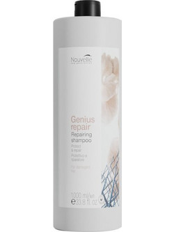 Nouvelle Genius Repair Σαμπουάν για Επανόρθωση για Ταλαιπωρημένα Μαλλιά 1lt