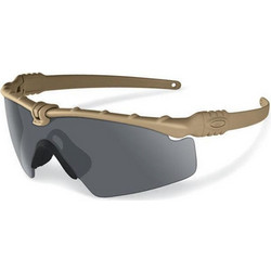 Oakley OO9146 05 Ανδρικά Γυαλιά Ηλίου Μάσκα Κοκάλινα Καφέ με Μαύρο Φακό