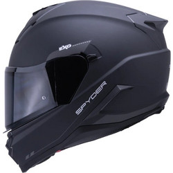 Spyder Exo Plain V2 Matt Black Grey Κράνος Μηχανής Full Face