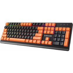 Yenkee Destroyer Wt300 Μηχανικό Gaming Πληκτρολόγιο με Outemu Red Διακόπτες RGB Black Orange