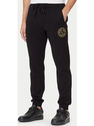 Versace Embro Ανδρικό Παντελόνι Φόρμας με Λάστιχο Μαύρο 79GAAT00-79UP314-G89