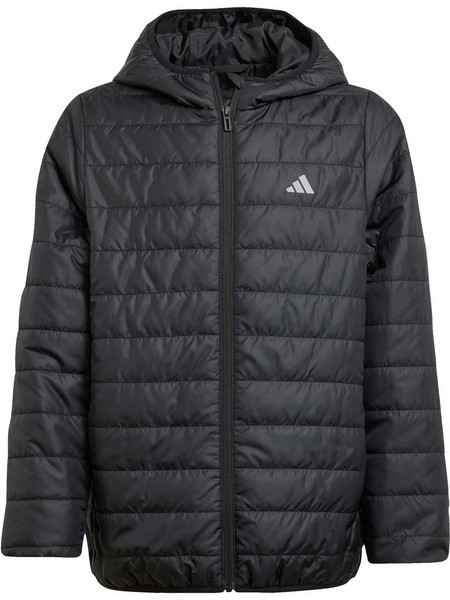 Adidas Αθλητικό Παιδικό Μπουφάν Χειμωνιάτικο Καπιτονέ Αδιάβροχο Μαύρο JL7444