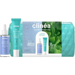 Clinea Hydration Essentials Hyaluronic Waterbomb Serum 30ml + Smoothie Eye Cream 15ml