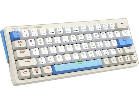 Armaggeddon GMK-100 Ασύρματο Μηχανικό Gaming Πληκτρολόγιο 60% RGB Winter