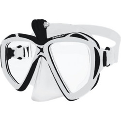Speedo Sport Dual Lenses Combo Μάσκα Θαλάσσης SOL25001-BKWH