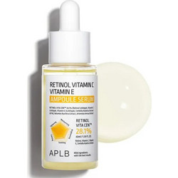 APLB Retinol Vitamin C Vitamin E Αντιγηραντικό Ενυδατικό Serum Προσώπου με Βιταμίνη C Βιταμίνη E & Ρετινόλη 30ml