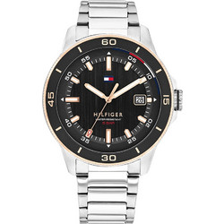Tommy Hilfiger Ανδρικό Ρολόι με Ασημί Μεταλλικό Μπρασελέ 1792228