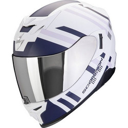 Scorpion Exo 520 Evo Air Banshee Matt White Blue Purple Κράνος Μηχανής Full Face 1700gr