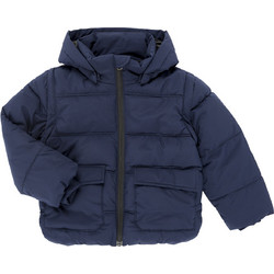 Name It Παιδικό Μπουφάν Χειμωνιάτικο Puffer Αντιανεμικό Navy Μπλε 13246874