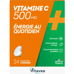 Vitavea Vitamin C 500mg 24 Μασώμενα Δισκία