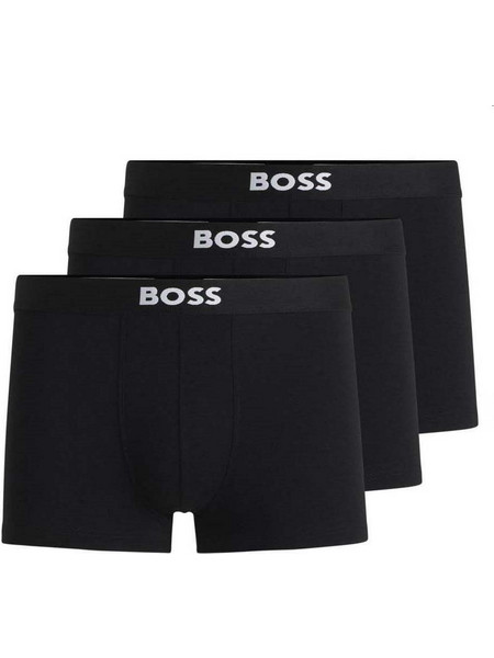 Hugo Boss Ανδρικά Μποξεράκια Σετ 3Pack Μαύρα 50549832-979