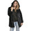 Urban Classics Γυναικεία Γούνα με Κουκούλα Μαύρη TB2375-00007