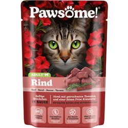 Pawsome Adult with Beef in Sause 3x85gr