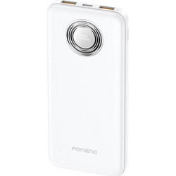 Foneng PX101 Power Bank 10000mAh 22.5W με 2 Θύρες USB-A & Θύρα USB-C Power Delivery White