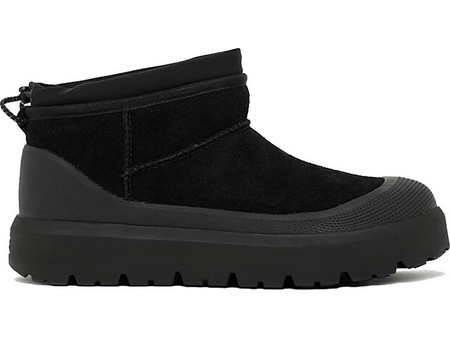 UGG CI Ultra Mini Ανδρικά Μποτάκια Suede Μαύρα 1174196-BBLC