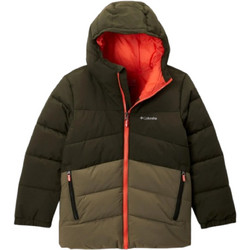 Columbia Αθλητικό Παιδικό Μπουφάν Χειμωνιάτικο Puffer Αδιάβροχο Αντιανεμικό Χακί 2089721-367
