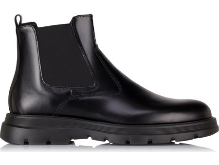Antonio Shoes Ανδρικά Chelsea Μποτάκια Δερμάτινα Μαύρα 2403