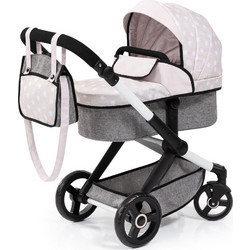 Bayer Design Καρότσι για Κούκλα Xeo Pink Grey