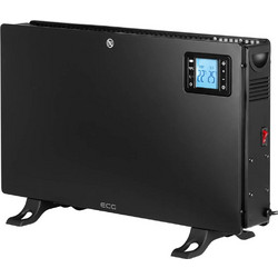 ECG TK2080DR Black Θερμοπομπός Δαπέδου 2000W με Θερμοστάτη