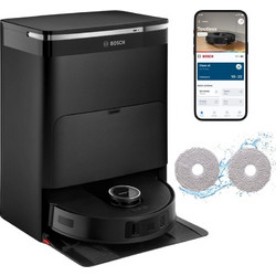 Bosch Spotless Max BCRDW3B Σκούπα Ρομπότ για Σκούπισμα & Σφουγγάρισμα με Χαρτογράφηση και Wi-Fi